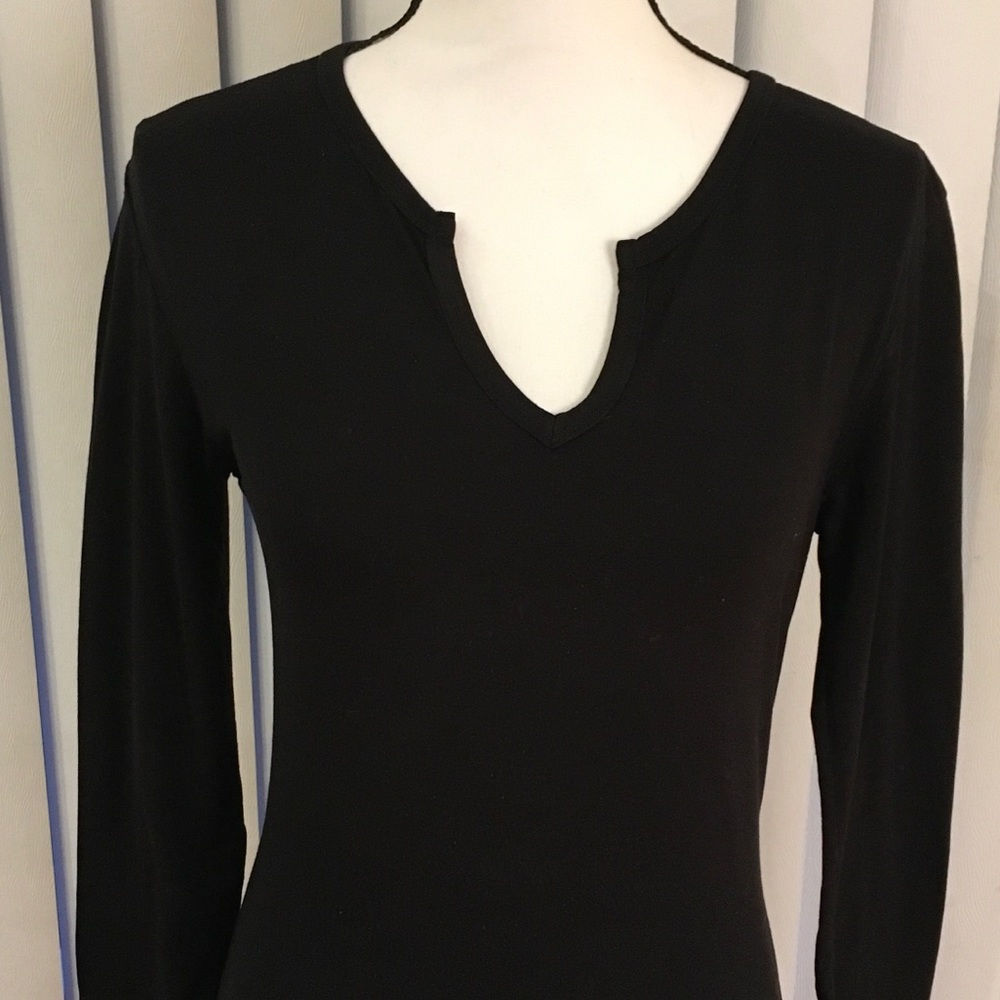 Buffalo David Bitton Black three-quarter long sleeves top
